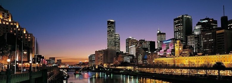 Melbourne Yarra cityscape